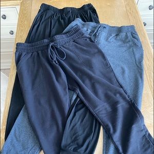 Set of three joggers